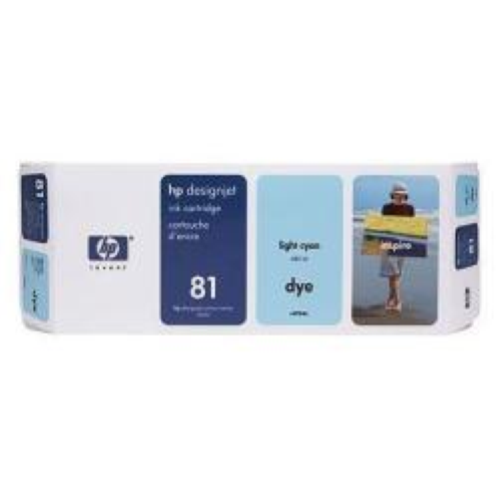 HP 81 - 680 ml - cyan chiaro - originale - DesignJet - cartuccia d'inchiostro - per DesignJet 5000, 5000ps, 5000ps uv, 5000uv, 5500, 5500 uv, 5500mfp, 5500ps, 5500ps uv